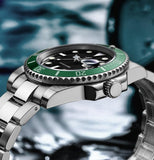 BEST SELLER - Famous Brand 200M C3 Super luminous Sport Luxury Stainless Steel Diver Watch - The Jewellery Supermarket