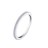 GREAT GIFT IDEAS -Silver AAA+ Cubic Zirconia Diamonds Engagement Ring - The Jewellery Supermarket