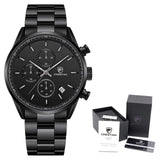 NEW ARRIVAL - Top Brand Luxury Fashion Business Quartz Stainless Steel Waterproof Sports Men’s Wristwatch - The Jewellery Supermarket