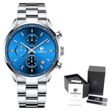 NEW ARRIVAL - Top Brand Luxury Fashion Business Quartz Stainless Steel Waterproof Sports Men’s Wristwatch - The Jewellery Supermarket