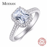 Exquisite Silver Bijoux AAA+ Cubic Zirconia Diamonds Vintage Engagement Ring