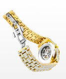 Luxury Men MISS FOX Hip Hop Ice Out Mechanical Waterproof Watch - The Jewellery Supermarket