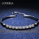 NEW ARRIVAL Excellent 0.9 Carat Luxury Moissanite Bracelet 18K White Gold Plated Luxury Bracelet - The Jewellery Supermarket