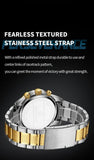NEW MENS WATCHES - Luxury Watch Top Brand Quartz Chronograph Dial Stainless Steel Sports Watch - The Jewellery Supermarket