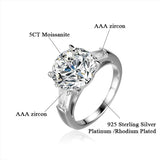 Amazing Certified 5CT High Quality Moissanite Diamonds Rings for Women - Luxury Wedding Ring  - The Jewellery Supermarket