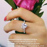 QUALITY RINGS Heart Shape AAA+ Cubic Zirconia Diamonds Promise Fashion Ring - The Jewellery Supermarket