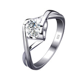 Beautiful Trendy High Quality Moissanite Diamonds Luxury Wedding Jewellery - Hypoallergenic Fine Ring - The Jewellery Supermarket