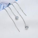 Charming Fine Jewellery Round ♥︎ High Quality Moissanite Diamonds ♥︎ Drop Earrings - The Jewellery Supermarket
