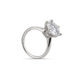 Fabulous 5.0ct High Quality Moissanite Diamonds 14K White Gold Plated Lab Diamond Ring - Fine Jewellery - The Jewellery Supermarket