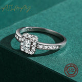 NEW ARRIVAL AAAA Quality Simulated Diamonds Rectangle Fine Ring - The Jewellery Supermarket
