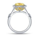 Captivating New Luxury Yellow Designer AAA+ Cubic Zirconia Diamonds Fashion Ring - The Jewellery Supermarket
