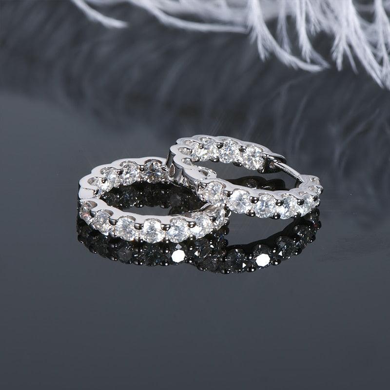 Sparkling Real 3mm ♥︎ High Quality Moissanite Diamonds ♥︎ Stud Earrings For Women - Fine Jewellery - The Jewellery Supermarket