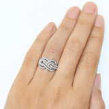 New Arrival Twist Infinite Shape Crystal AAA+Cubic Zirconia Diamonds Exquisite Rings - Best Prices - The Jewellery Supermarket