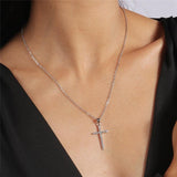 Luxury Crystal Religious Jesus Cross Necklaces - Crucifix for Women Men Fashion Party Jewellery - The Jewellery Supermarket