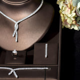 NEW - Lovely Fashion AAA+ Cubic Zirconia Diamonds Jewellery Set - The Jewellery Supermarket