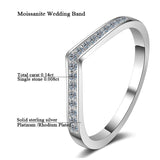 Stunning Oval 1,2,3K VVS1 High Quality Moissanite Diamonds Eternity Bridal Ring Set - Luxury Jewellery Set - The Jewellery Supermarket