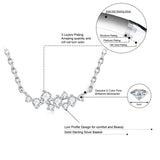 Super D Color VVS High Quality Moissanite Diamonds Necklace for Women Certified Pendants Female Choker - The Jewellery Supermarket