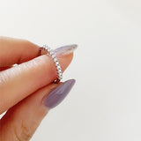 Fabulous 1 Carat Heart Cut Rhodium Plated Heart Design High Quality Moissanite Diamonds Ring - The Jewellery Supermarket