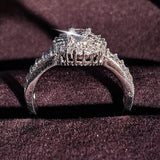 Exquisite Design Classic Pave Setting AAA+ Cubic Zirconia Diamonds Luxury Ring - The Jewellery Supermarket