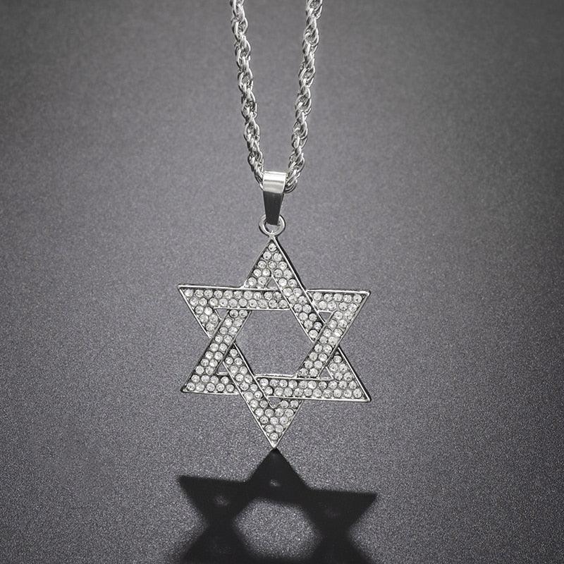 NEW Star of David Gold Color Exquisite Necklace for Men and Women - The Jewellery Supermarket
