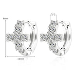 Famous Brand Christian Cross New Fashion Dangle Earrings AAA Zirconia Crystals Earrings - Popular Jewellery - The Jewellery Supermarket