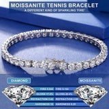 Outstanding Real High Quality Moissanite Full Diamond VVS1 Sparkling Tennis Bracelets - Luxury Jewellery - The Jewellery Supermarket