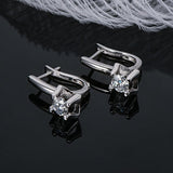 Super Trendy New ♥︎ High Quality Moissanite Diamonds ♥︎ Dangle Huggie Earrings - Fine Jewellery - The Jewellery Supermarket