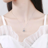 Shining 1 Carat VVS1 D Color High Quality Moissanite Diamond Hexagram Necklace - Fine Jewellery - The Jewellery Supermarket