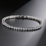 NEW - Popular Luxury AAA+ Cubic Zirconia Diamonds Tennis Bracelets - The Jewellery Supermarket