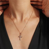 Luxury Crystal Religious Jesus Cross Necklaces - Crucifix for Women Men Fashion Party Jewellery - The Jewellery Supermarket