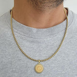 NEW ARRIVAL - Gold Silver Colour Unique Muslim Jewellery Pendant Necklace - Best Gifts - The Jewellery Supermarket