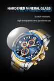 NEW MENS WATCHES - Luxury Watch Top Brand Quartz Chronograph Dial Stainless Steel Sports Watch - The Jewellery Supermarket