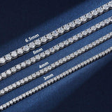 Outstanding Real High Quality Moissanite Full Diamond VVS1 Sparkling Tennis Bracelets - Luxury Jewellery - The Jewellery Supermarket