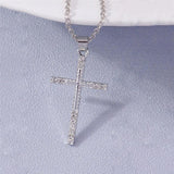 Luxury Crystal Religious Jesus Cross Necklaces - Crucifix for Women Men Fashion Party Jewellery - The Jewellery Supermarket