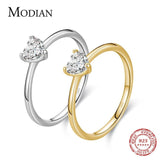 Impressive Authentic Simple Love Heart AAAA Simulated Diamonds Sparkling Rings - Female Wedding Jewellery - The Jewellery Supermarket