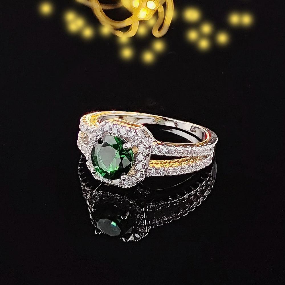 Impressive Multicolor Fashion Design AAA+ Cubic Zirconia Diamonds Luxury Ring - The Jewellery Supermarket