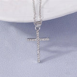 Luxury Crystal Religious Jesus Cross Necklaces - Crucifix for Women Men Fashion Party Jewellery - The Jewellery Supermarket