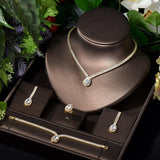 NEW - Fascinating High Quality AAA+ Cubic Zirconia Diamonds Jewelry Set - The Jewellery Supermarket