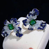 VINTAGE FASHION RINGS Luxury Exaggerated Colorful AAA+ Zircon Butterfly Rings - The Jewellery Supermarket