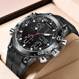 Top Brand Luxury Dual Display Quartz Military Waterproof Digital Electronic Watch - The Jewellery Supermarket