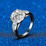 Amazing Certified 5CT High Quality Moissanite Diamonds Rings for Women - Luxury Wedding Ring  - The Jewellery Supermarket