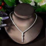 NEW - Superb Water Drop Paved AAA+ Cubic Zirconia Diamonds Fashion Jewellery Set - The Jewellery Supermarket