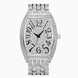 Genuine Big Dial With Shiny Iced Out Simulated Diamonds Luxury Brand Watches - Best Selling Fashion Watches - The Jewellery Supermarket