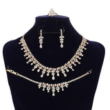 NEW ARRIVAL - Attractive Luxury AAA+ Cubic Zirconia Diamonds Jewellery Set - The Jewellery Supermarket