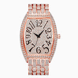 Genuine Big Dial With Shiny Iced Out Simulated Diamonds Luxury Brand Watches - Best Selling Fashion Watches