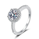 Terrific 3CT Round Brilliant High Quality Moissanite Diamonds Engagement Rings For Women - Fine Jewellery - The Jewellery Supermarket