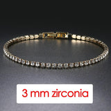 NEW - Gorgeous Trendy AAA+ Cubic Zirconia Diamonds Popular Tennis Bracelets - The Jewellery Supermarket