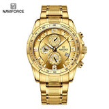 NEW MENS WATCHES - Luxury Watch Top Brand Quartz Chronograph Dial Stainless Steel Sports Watch - The Jewellery Supermarket