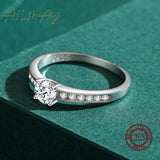 NEW - Classic Simple Round Shape High Quality AAAA Simulated Diamond Fine Ring - The Jewellery Supermarket