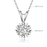 Amazing Luxury 1 carat D Color Moissanite Necklace Pendant For Women - Brilliant Luxury Jewellery - The Jewellery Supermarket